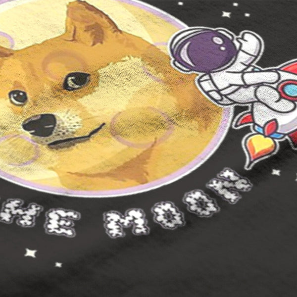 Dogecoin Rocket T-Shirt For Men