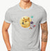 Dogecoin Rocket T-Shirt For Men Colour grey