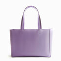 Tippi - Lilac Vegan Leather Tote Bag Backside