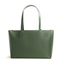 Tippi - Green Vegan Leather Tote Bag Backside