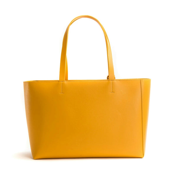 Gunas Tippi - Mustard Vegan Tote Bag Backside 