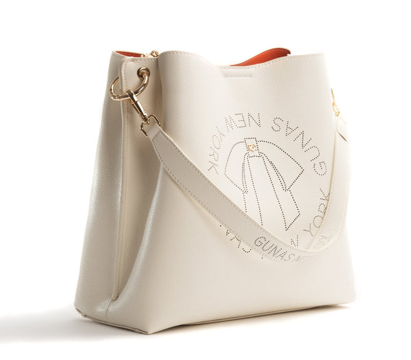 Tabitha Bucket Bag - Cream White