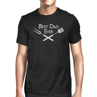 Best Bbq Dad Mens Black Cotton Tee Shirts For