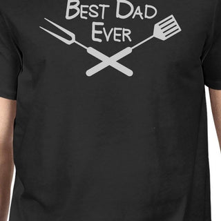 Best Bbq Dad Mens Black Cotton Tee Shirts For