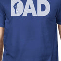 Dad Golf Mens Blue Cute Graphic Tee Unique Dad