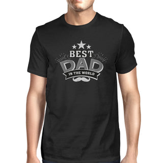 Best Dad In The World Mens Black Unique Design Top