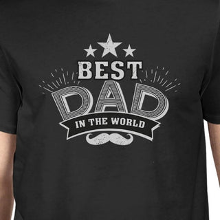 Best Dad In The World Mens Black Unique Design Top