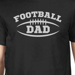 Football Dad Men's Black T-Shirt Fathers Day Gifts