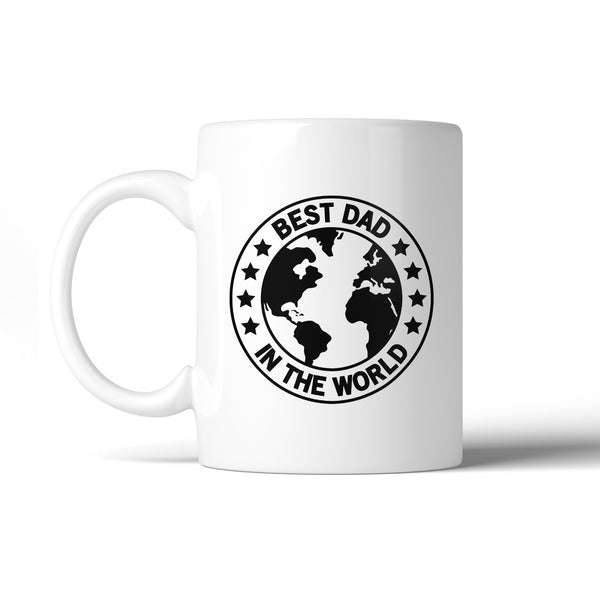 World Best Dad White Unique Design 11oz Ceramic